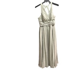 Kanali K Bridesmaid Long Dress Sage Green Size 12
